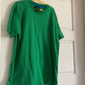 Náutica green shirt (M)